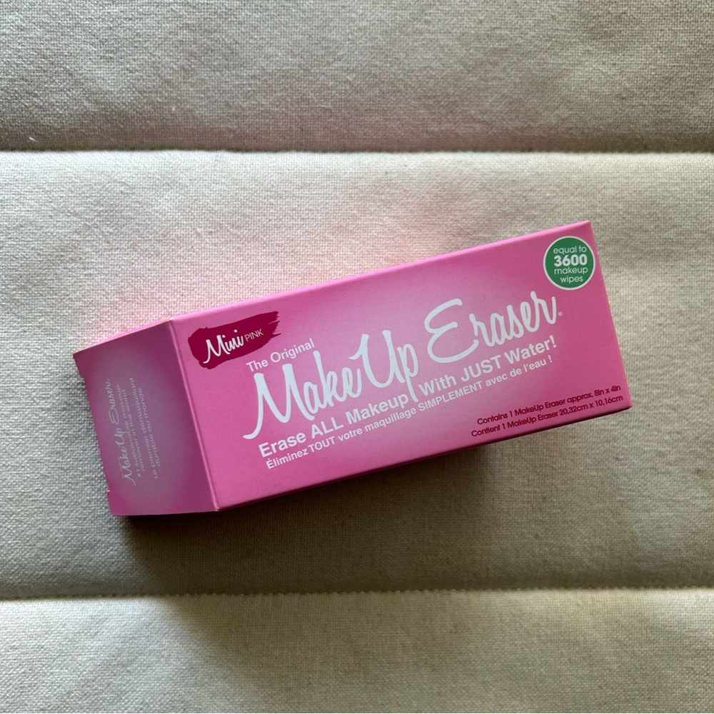 NIB The Original MakeUp Eraser- Mini Pink Reusable MakeUp Eraser